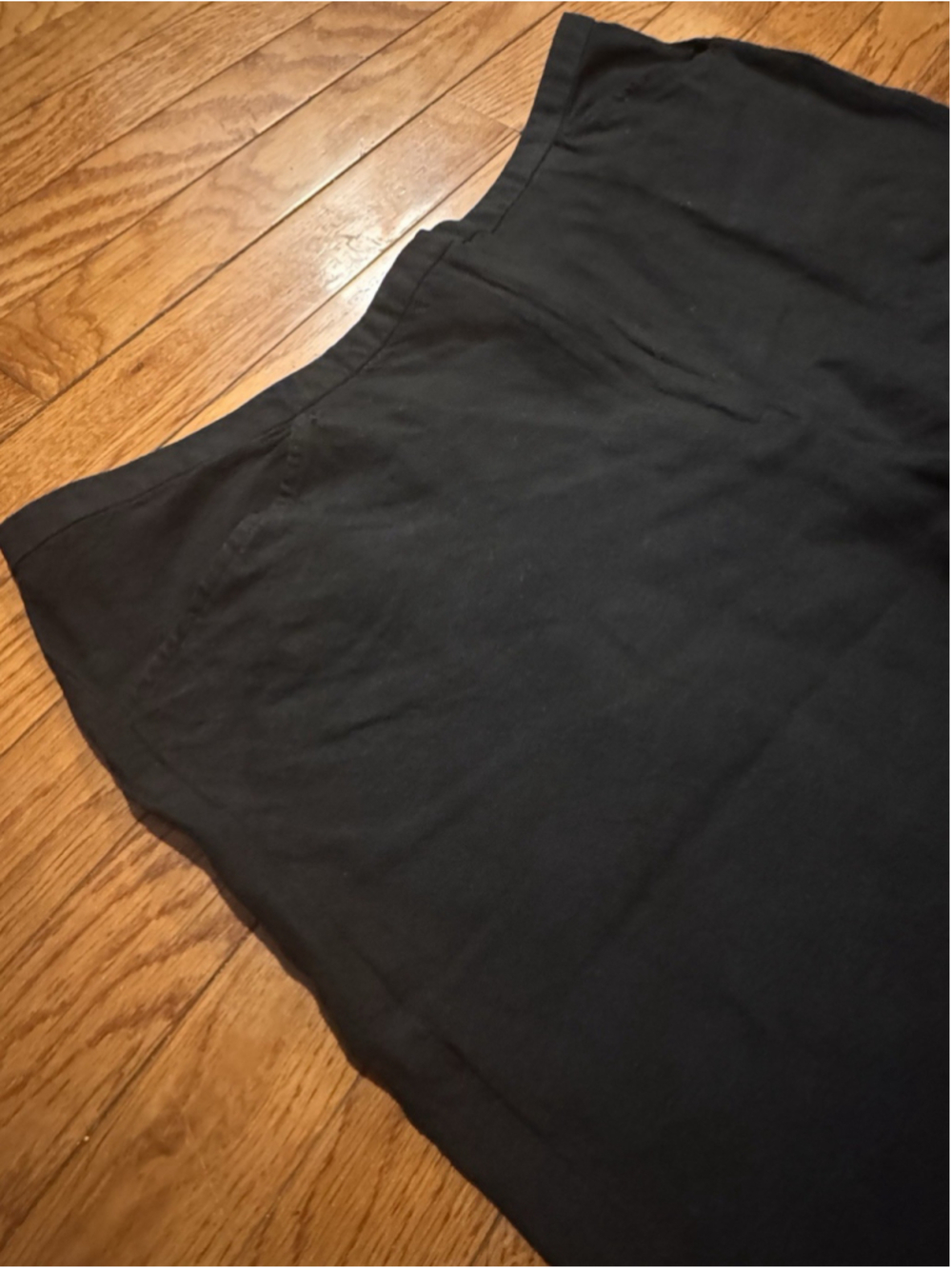 Eileen Fisher Black Linen Rayon Crop Pant Womens 1X Wide Leg Cropped Zip Closure - Picture 2 of 11